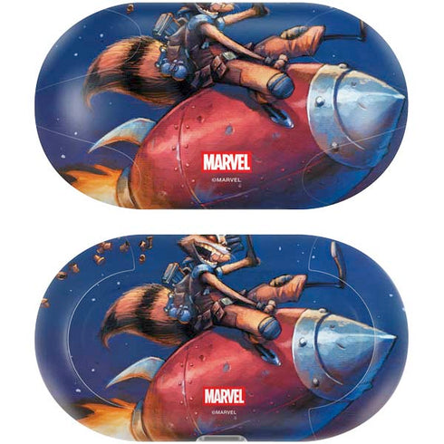 Marvel Rocket Raccoon Rocket Ride Galaxy Buds Plus Skin